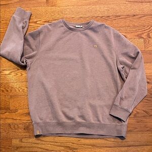Tentree Mauve Reynard Crew Neck Organic Cotton Recycled Sweatshirt, Men's XL